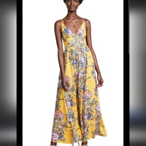 Free People Through The Vines Maxi Dress Medium